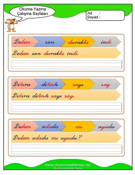 d sesi Grubu Çalışma Sayfaları